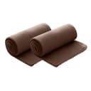 Wohndecke Polar-Fleece 2-tlg. Braun Kettel-Rand Anti-Pilling Bild 2
