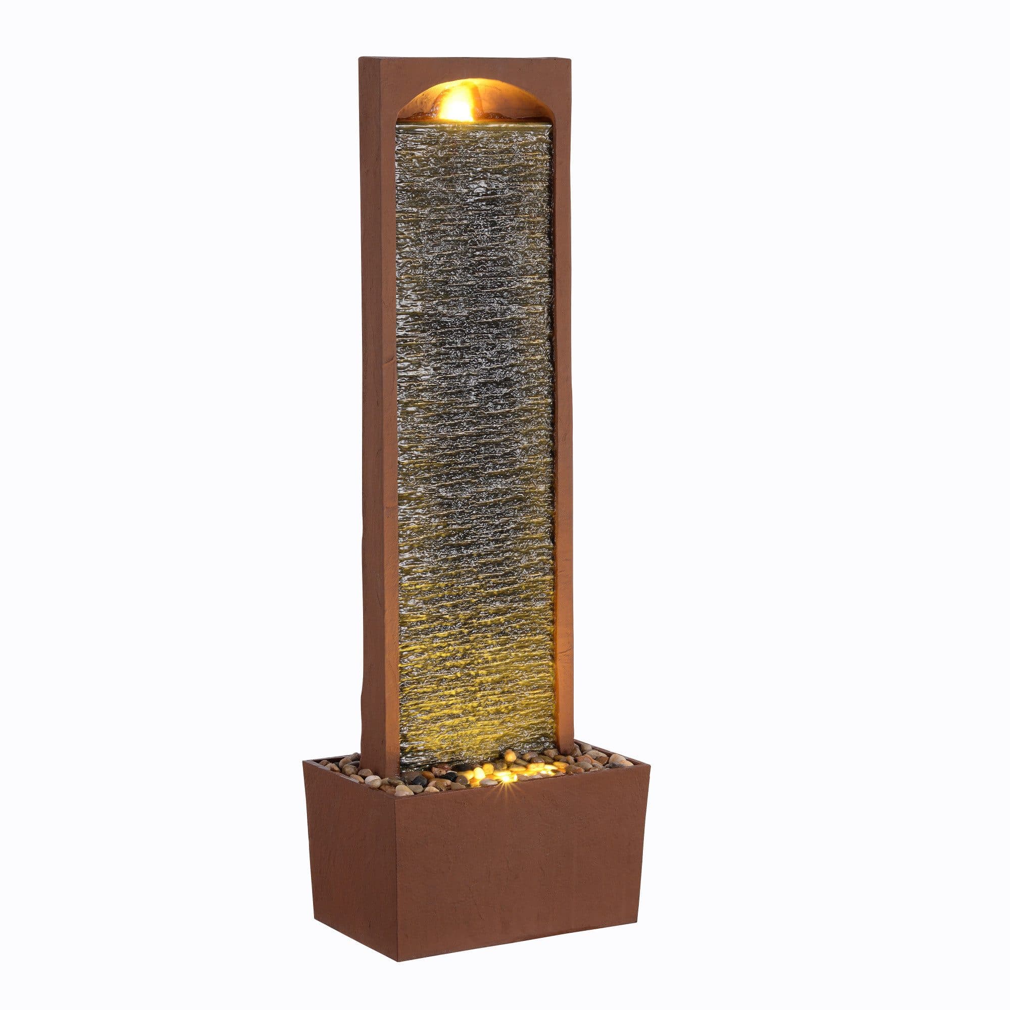 Teamson Home Gartenbrunnen LED Rot 84 cm - Bild 2