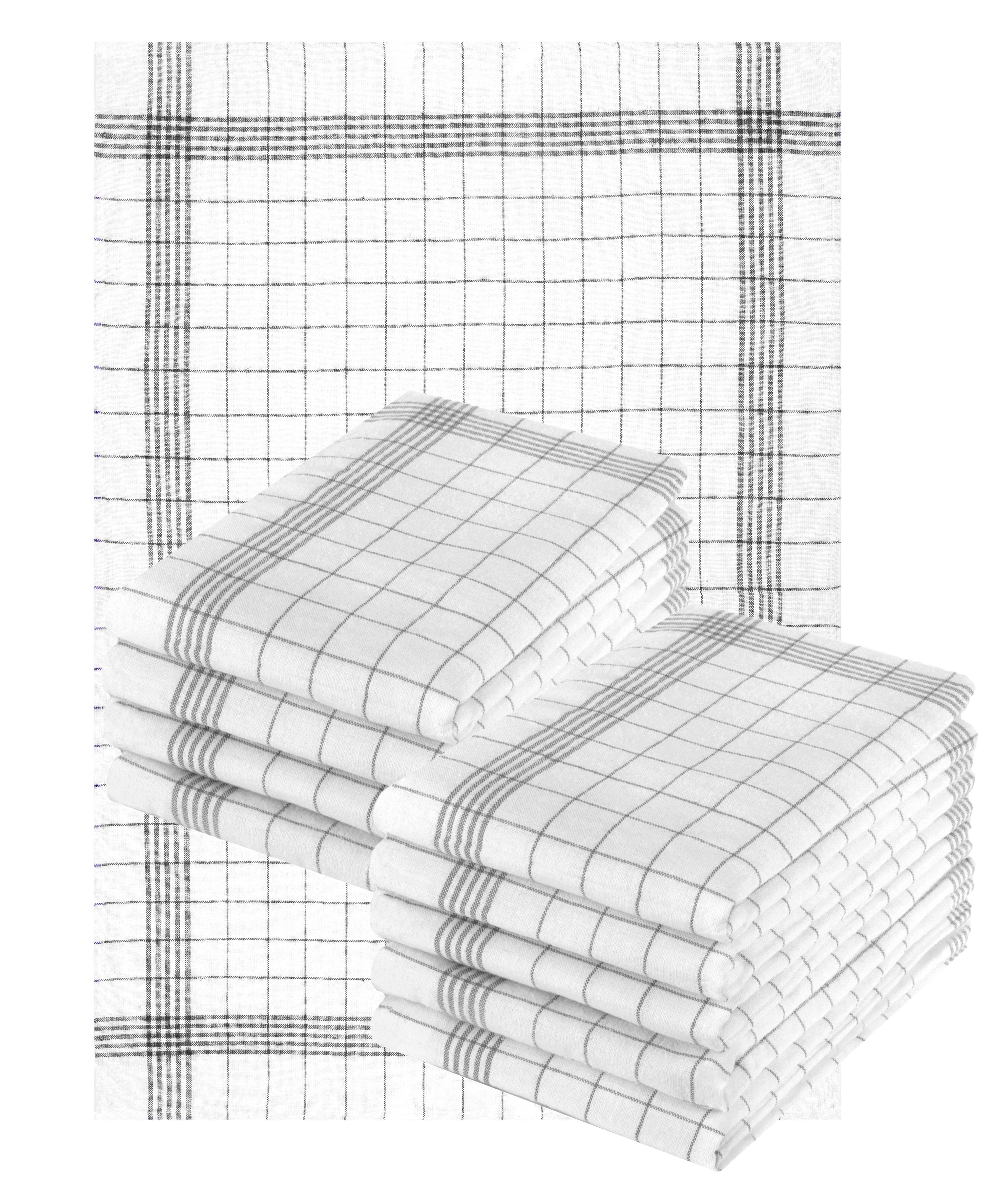 Betz Geschirrtuch Set 10-tlg. Schwarz 50x70cm Baumwolle - Bild 2