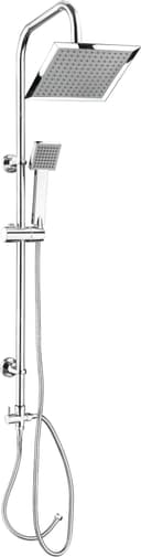 CORNAT Duschsystem Carballo Eckig Chromfarben Bild 2