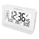 Miraval Digitaler LCD-Funkwecker Weiß mit Hintergrundbeleuchtung Bild 2