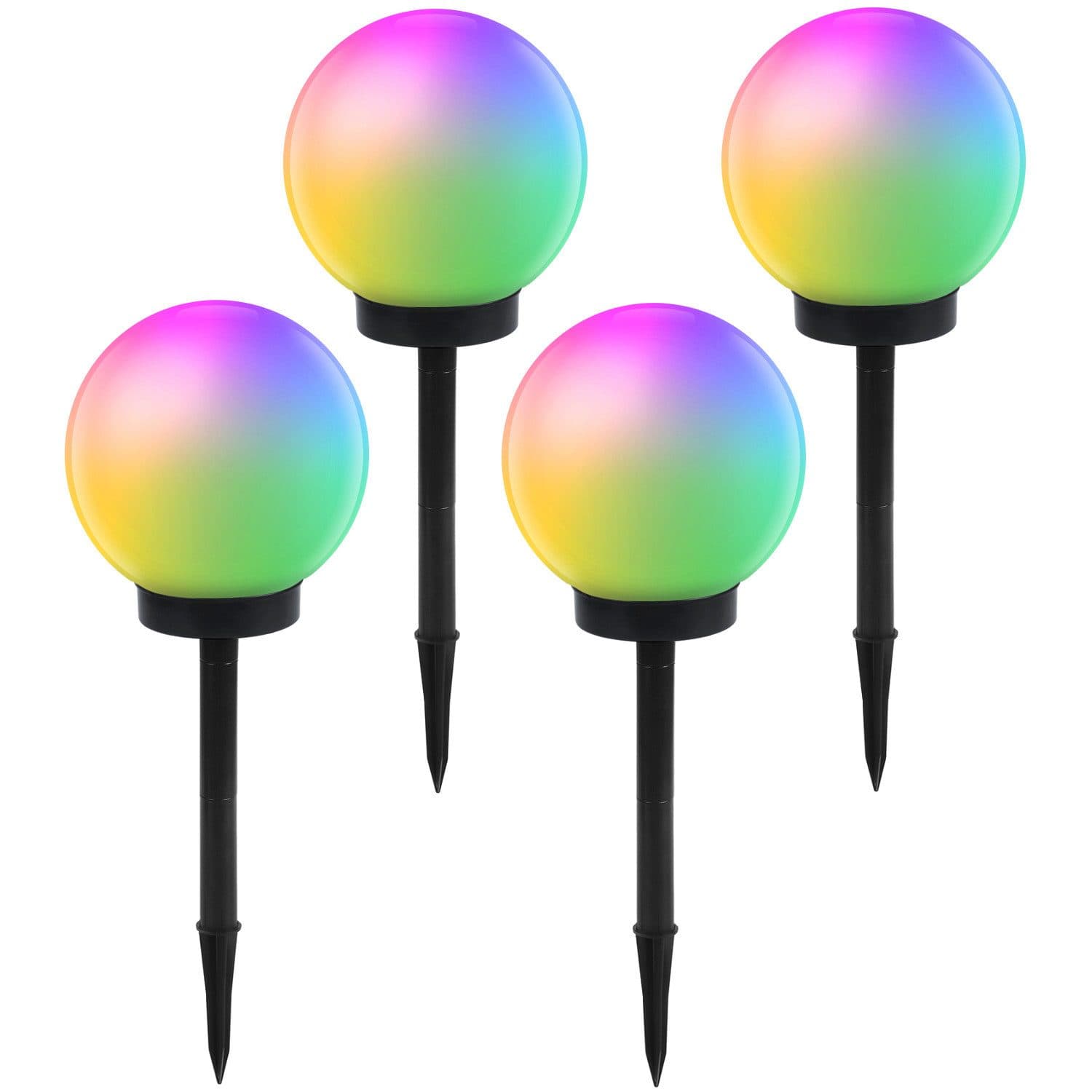 GreenBlue LED Solarleuchte RGB Gartenlampe Kugel 25 cm - Bild 2