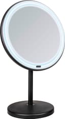 WENKO Kosmetikspiegel Onno Schwarz LED Touch Bild 2