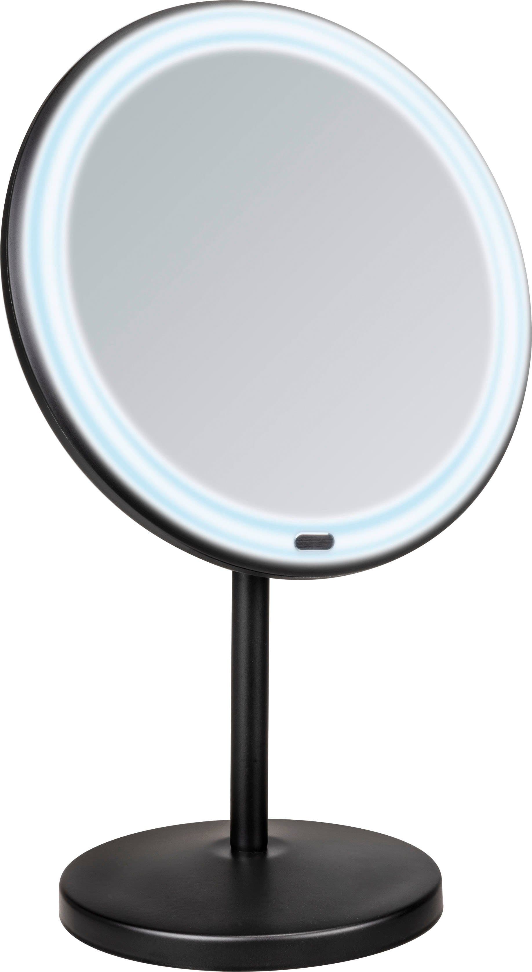WENKO Kosmetikspiegel Onno Schwarz LED Touch - Bild 2