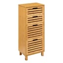 5five Simply Smart Badregal SICELA Brauner Badezimmerschrank mit 4 Schubladen Bild 2