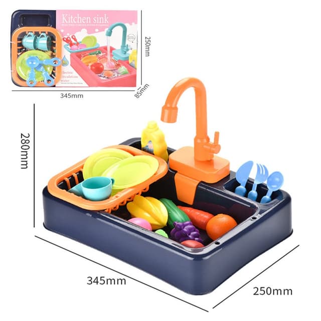 CLTYQ Kinder-Geschirrspüler Spülbecken Play Kids