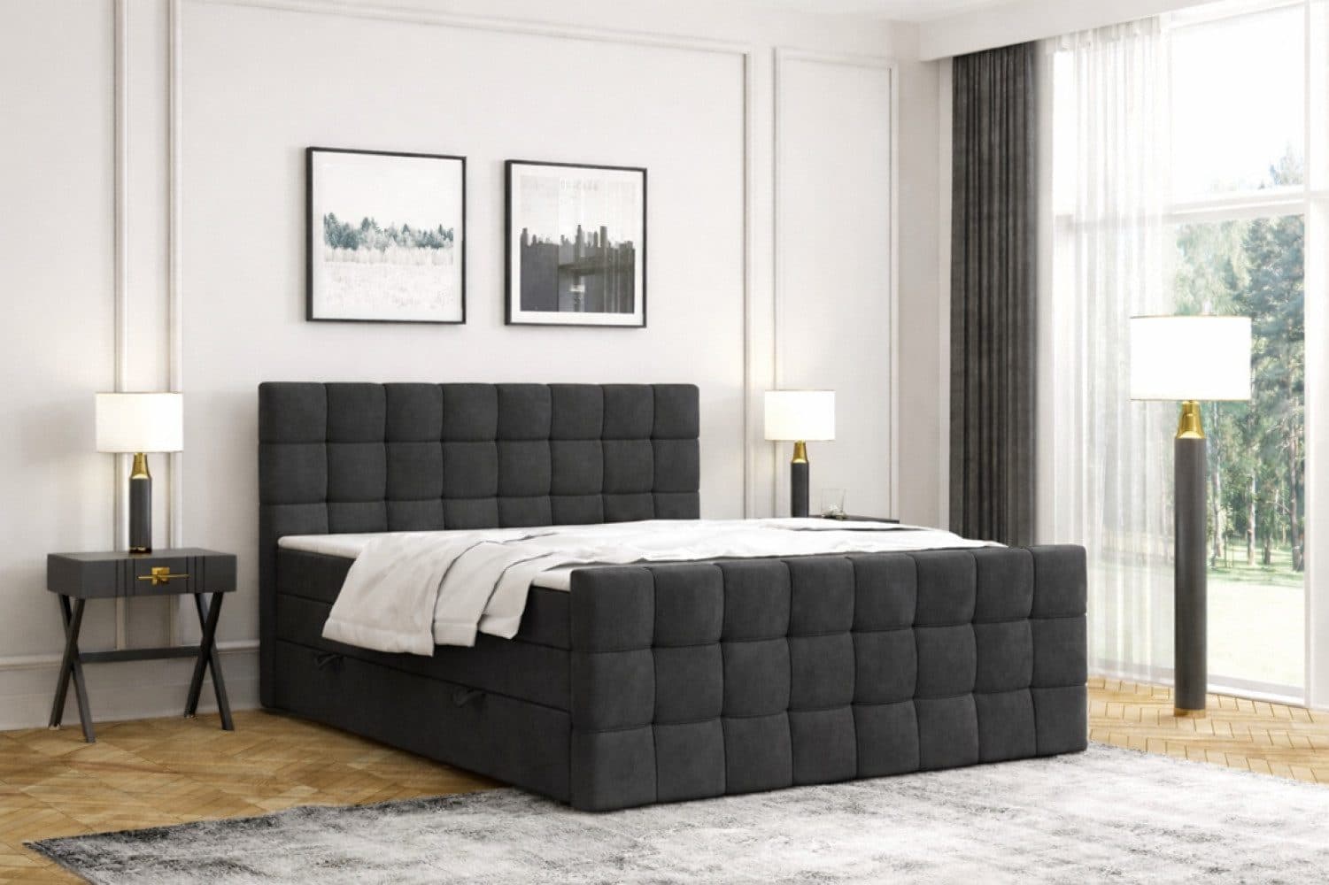 Labett Boxspringbett IGANTE KING mit Bettkasten und Matratze - Bild 2