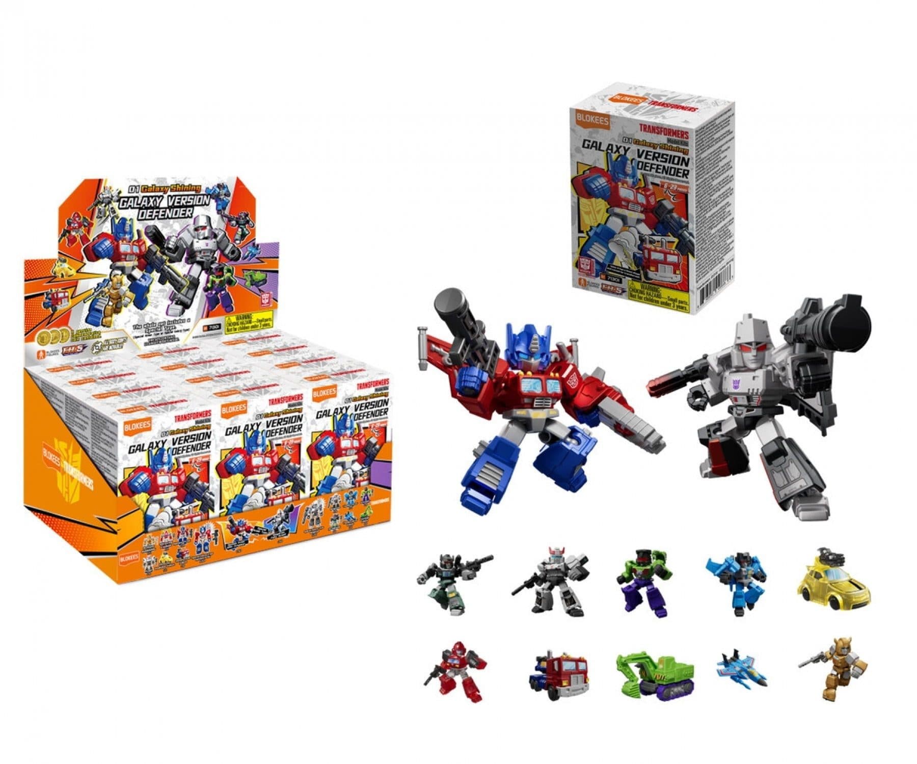 Dickie Toys Blokees Transformers Defender 01 Bausatz 6-23 Tl.