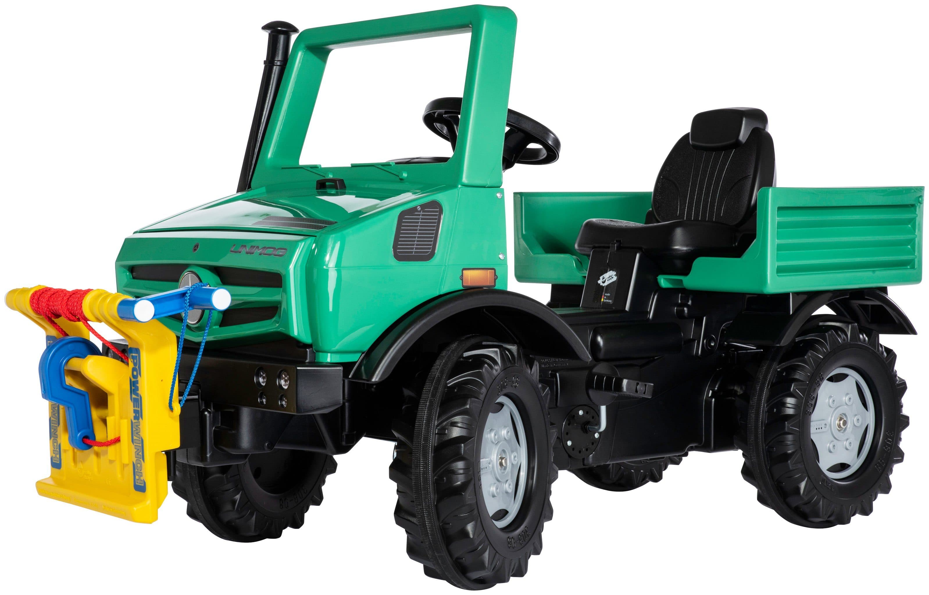 ROLLY TOYS rollyUnimog Forst Tretfahrzeug Grün mit Seilwinde - Bild 2