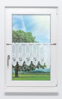 Plauener Spitze® Scheibengardine Röschen Transparent Weiß Bild 2