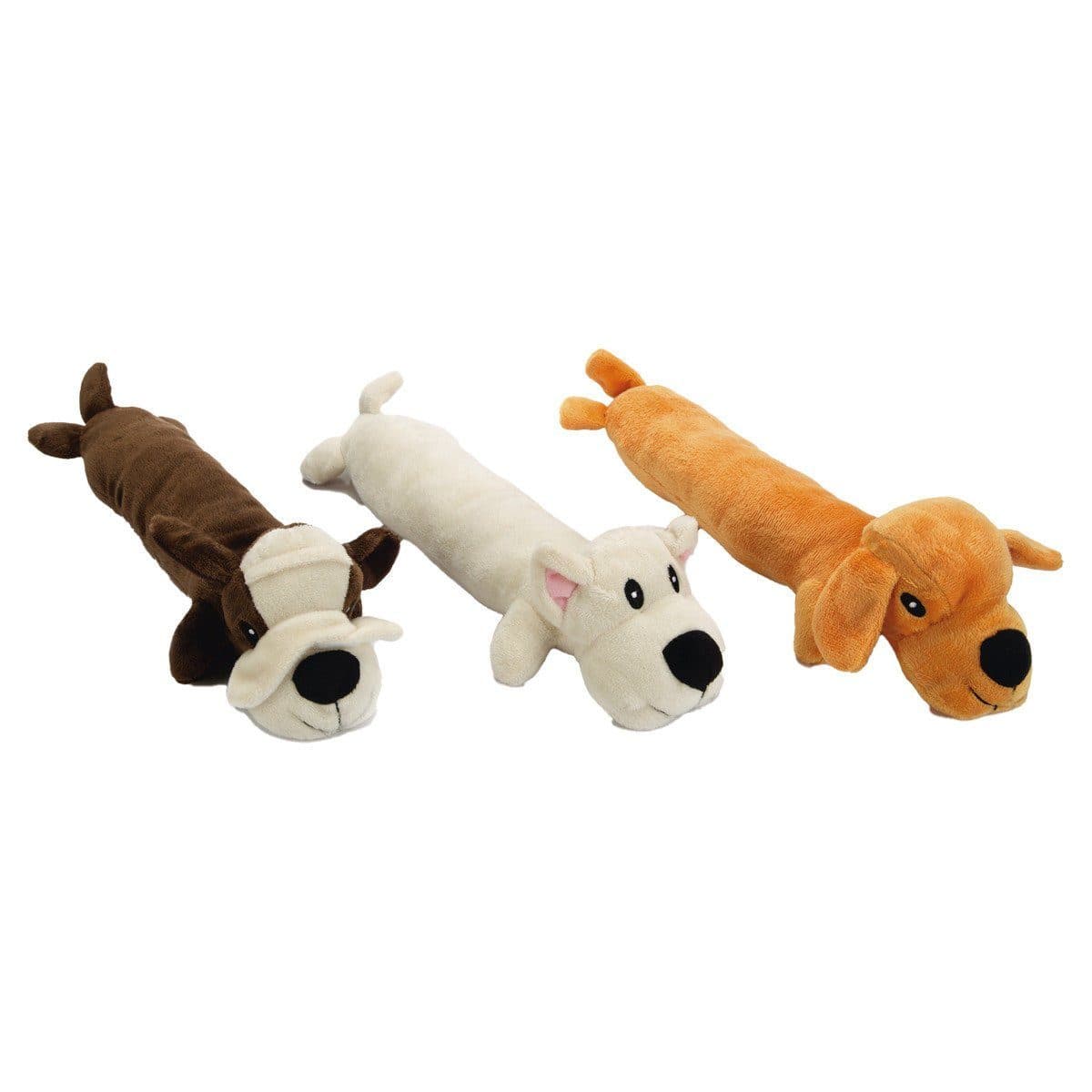 Beeztees Hundespielzeug Stretchos Plüsch Kuscheltier mit Squeaker