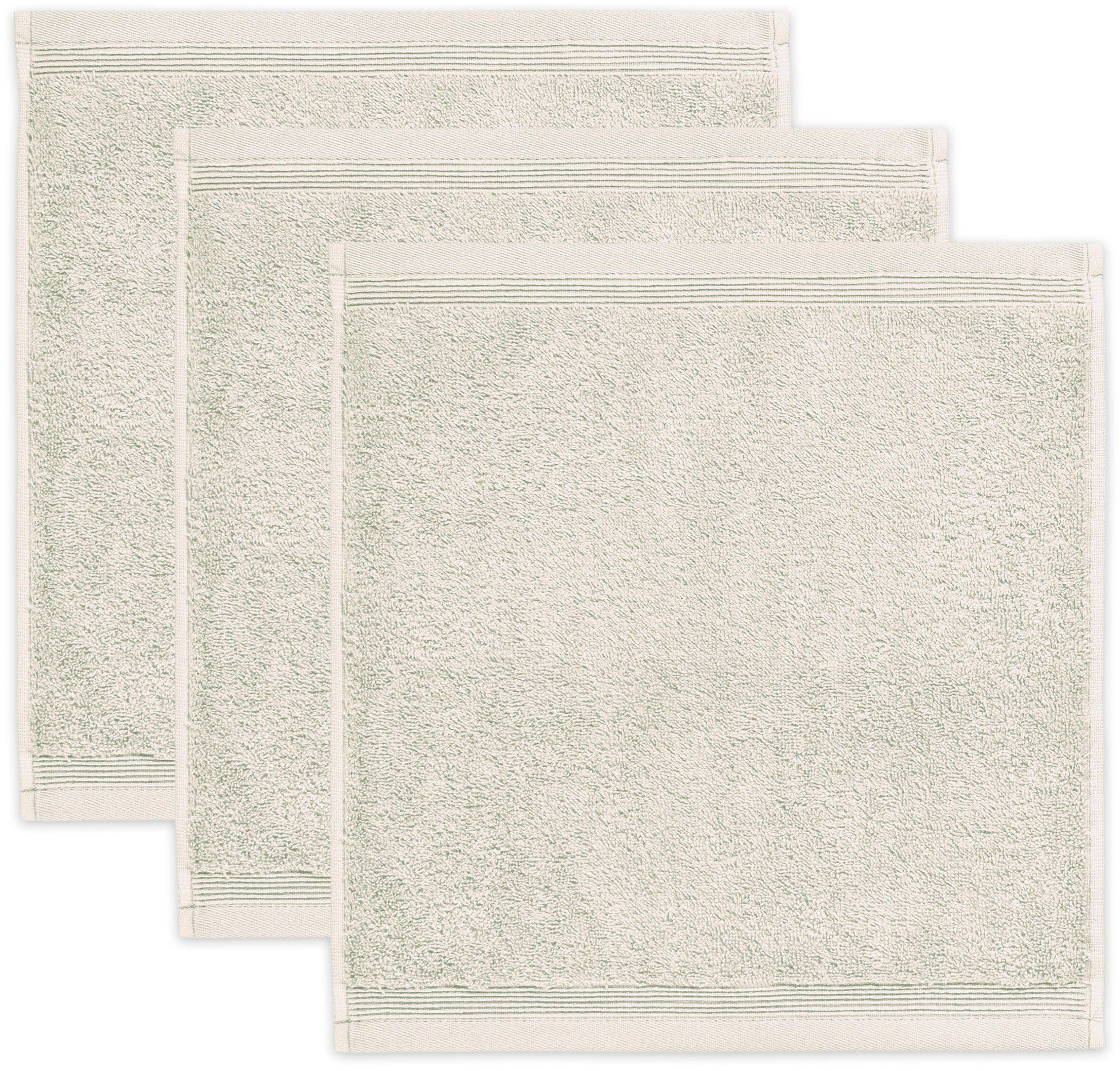 Möve Seiftuch Superwuschel 3er Set Beige Baumwolle - Bild 2