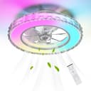 ATEROLL Deckenventilator mit Beleuchtung LED 3CCT RGB dimmbar Bild 2