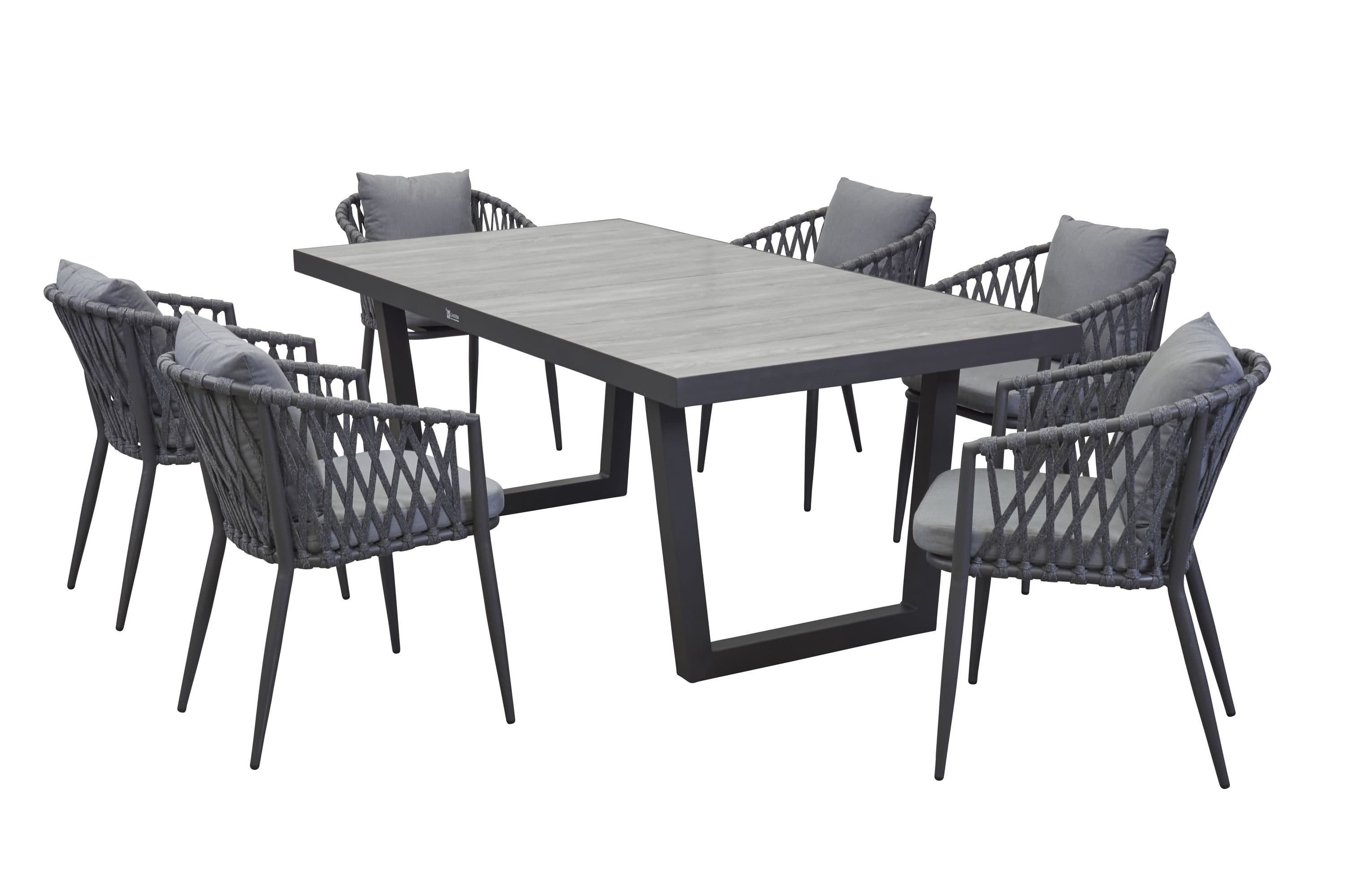 LC Garden Unicamo Sunrepo Dining Set III 7-tlg. Ausziehtisch - Bild 2