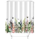 M&W DAS DESIGN Duschvorhang Bunt Garten Pflanzen Flora Textil 120 cm Bild 2