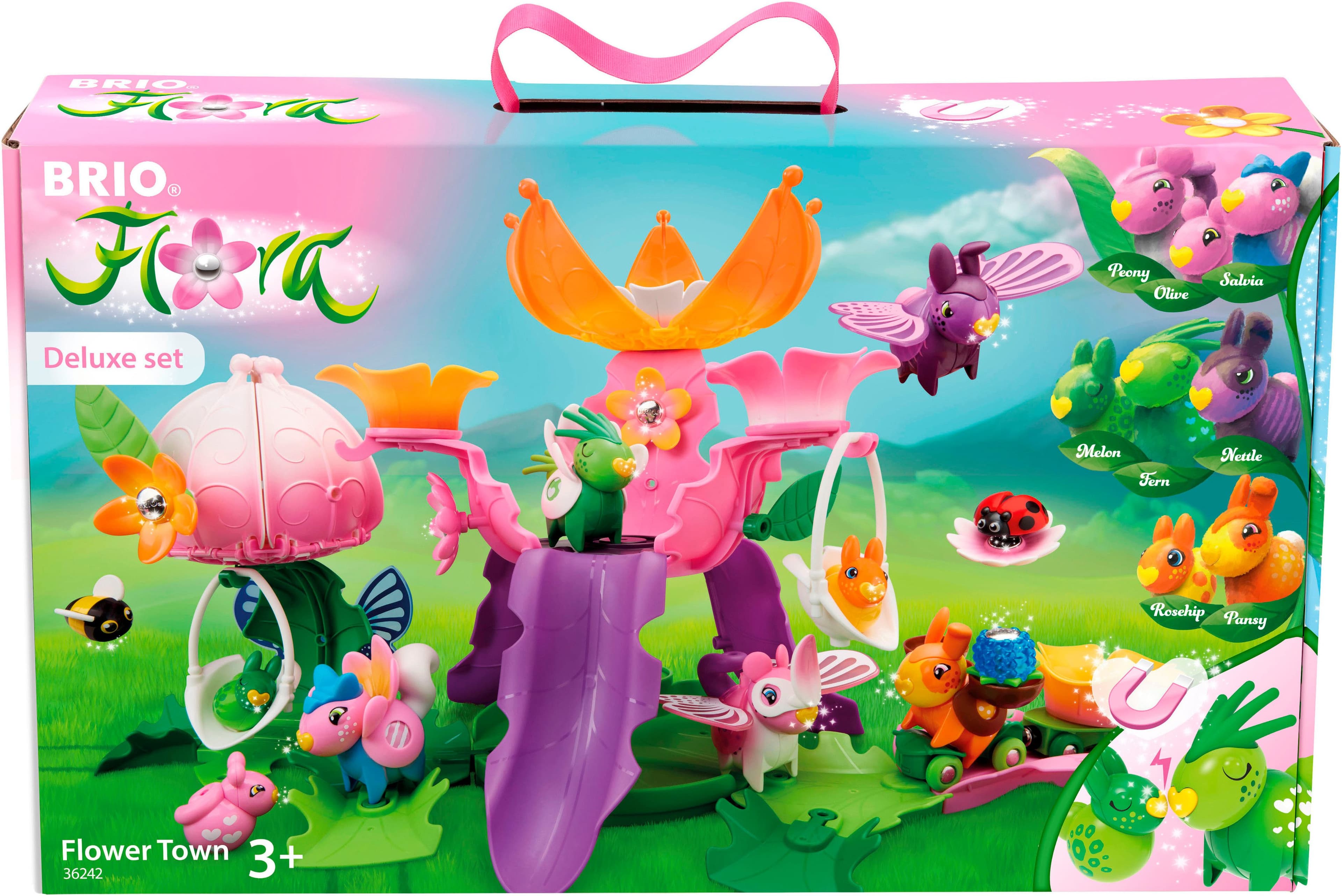 BRIO® Spielwelt BRIO Flora Blumenstadt Deluxe Set 47-tlg. - Bild 2