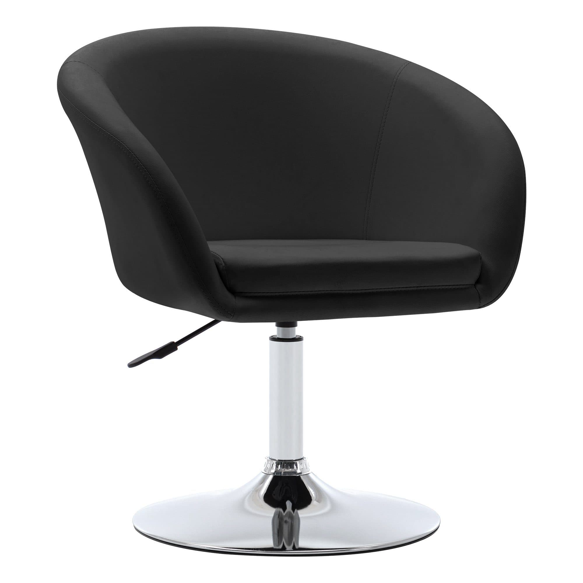 Duhome Loungesessel WY440 Schwarz Höhenverstellbar mit Armlehne - Bild 2