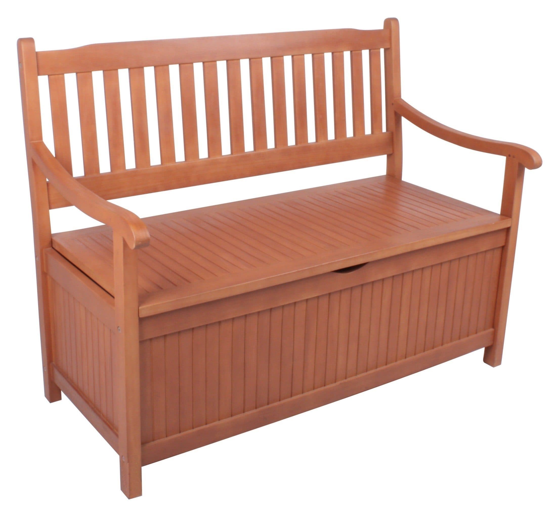 Garden Pleasure Gartenbank Houston Braun Eukalyptus 2-Sitzer - Bild 2