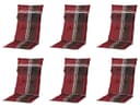 Madison Hochlehnerauflage 6er Set UV-beständig Gartenstuhl Kissen Bild 2