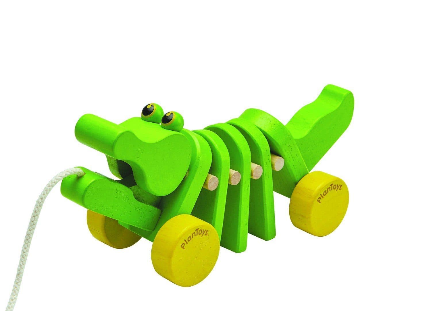 Plantoys Nachziehspielzeug Tanzendes Krokodil Grün/Bunt - Bild 2