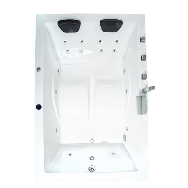 Basera® Whirlpool-Badewanne BASIC Indoor Sanitäracryl