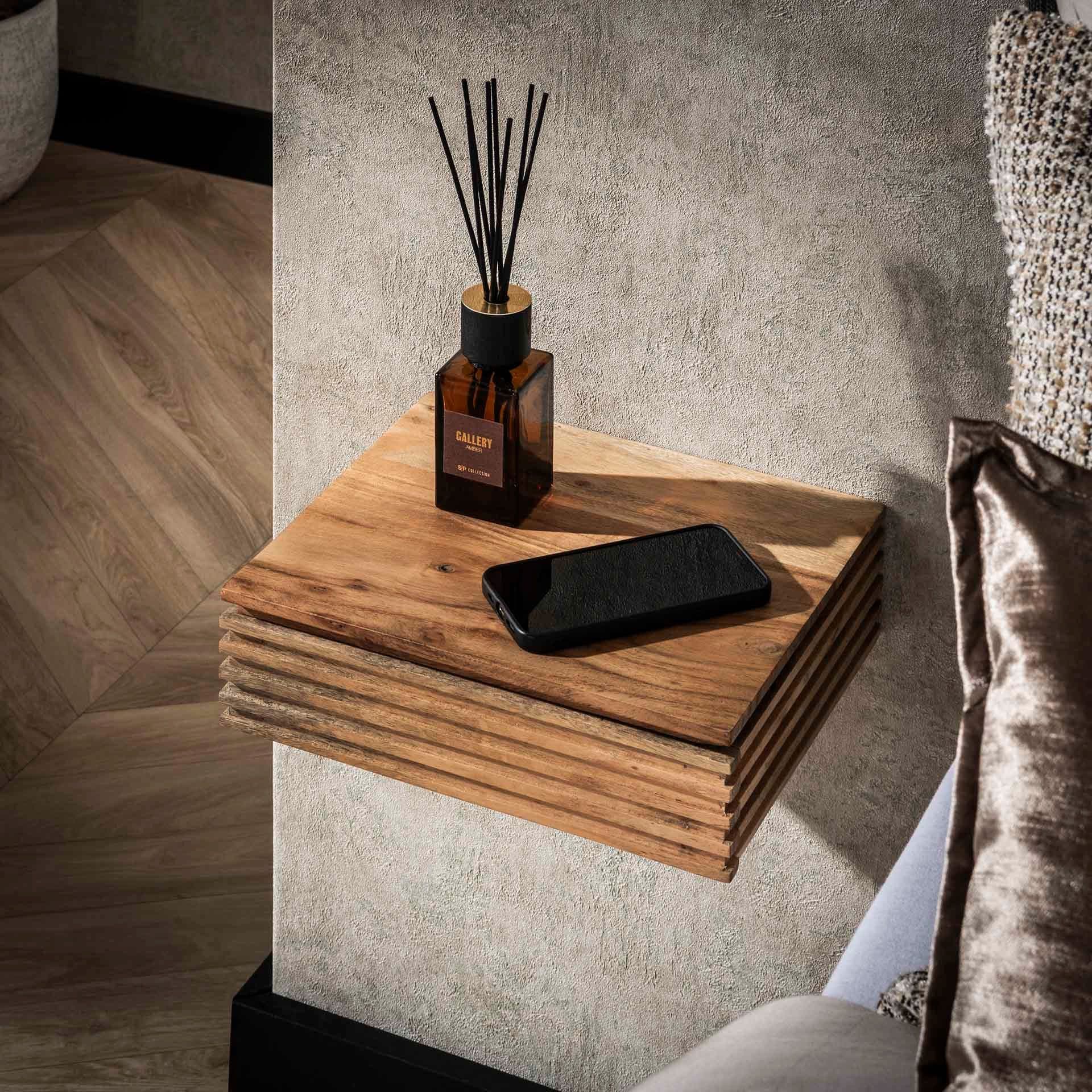 LEVEN Lifestyle Nachttisch STURO XS 2er-Set 30x25 cm Holz - Bild 2