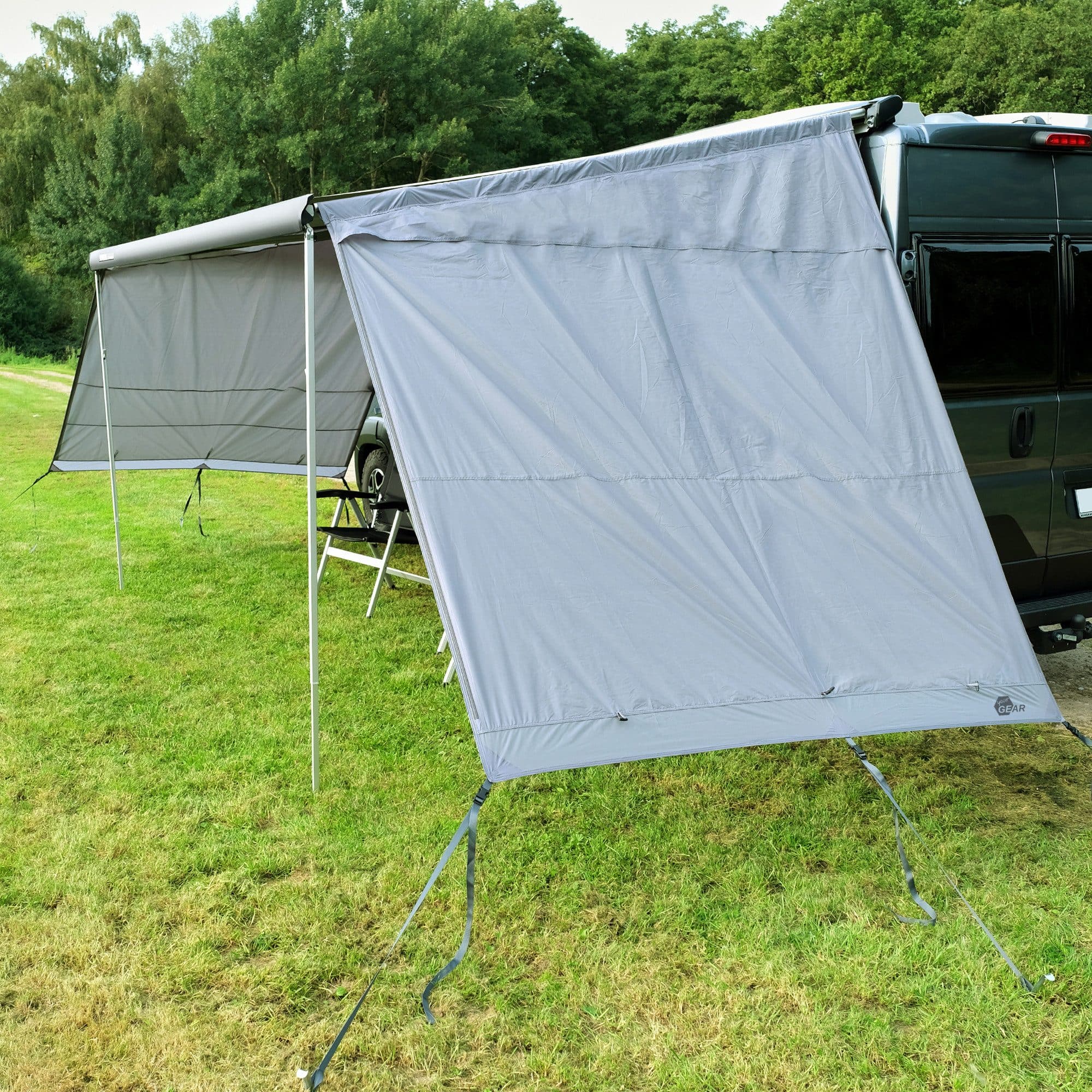 yourGEAR Sonnensegel Sun + Rain Blocker Seitenwände 2er-Set - Bild 2
