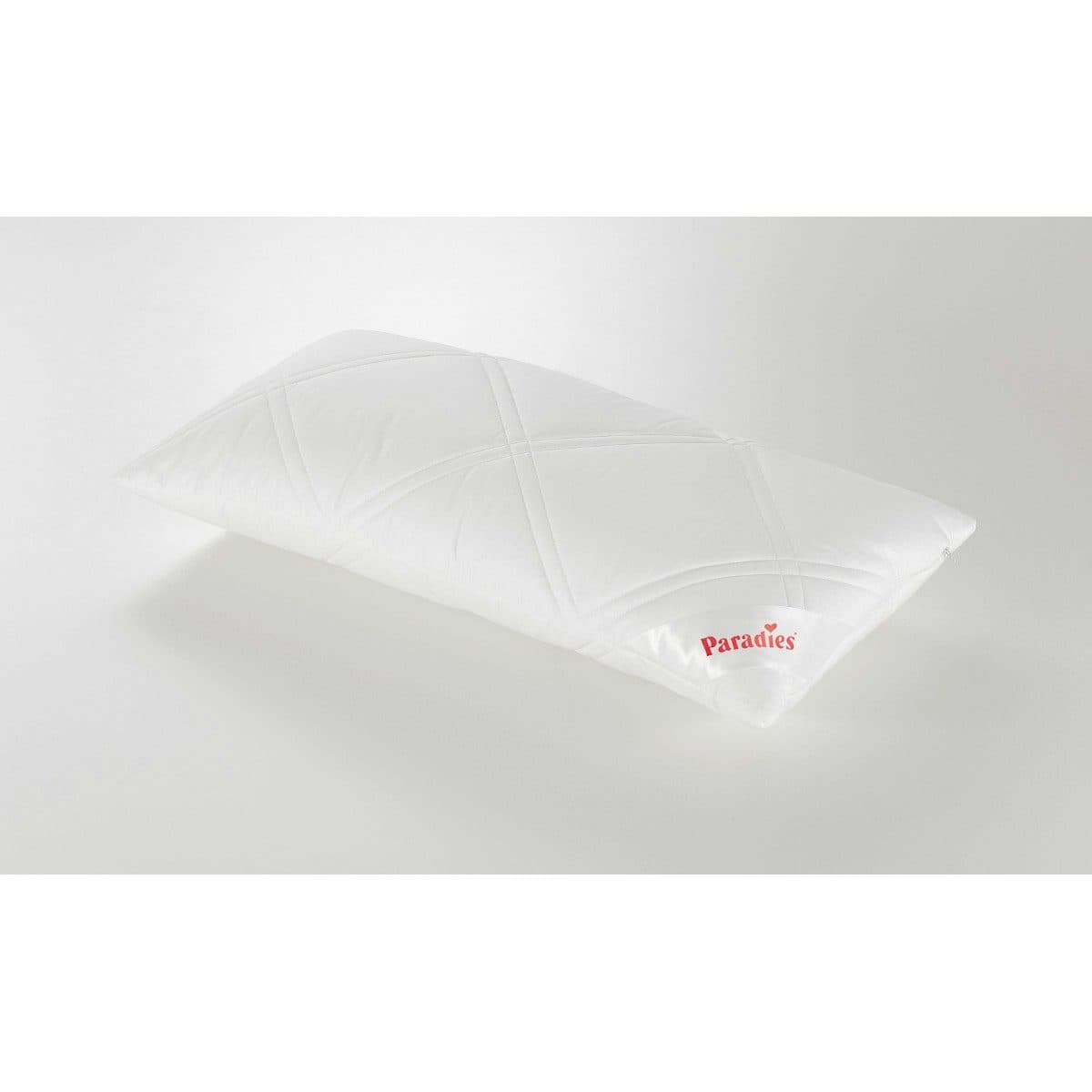 Paradies Kopfkissen Softy Plus Bio Weiß - Hohe Stützkraft & Bio-Baumwolle