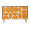 SPACEREBELS Kommode Sideboard mit 2 oder 3 Türen Eiche-Riva Bild 2