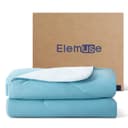 Elemuse Sommerbettdecke Kühldecke Blau/Grau Atmungsaktiv Bild 2