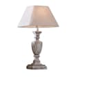 Mirabeau Tischleuchte Tischlampe Gorham Weiß/Antikgrau Bild 2