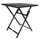 DM-Handel Klapptisch Aluminium Grau 70x70 cm Bild 2