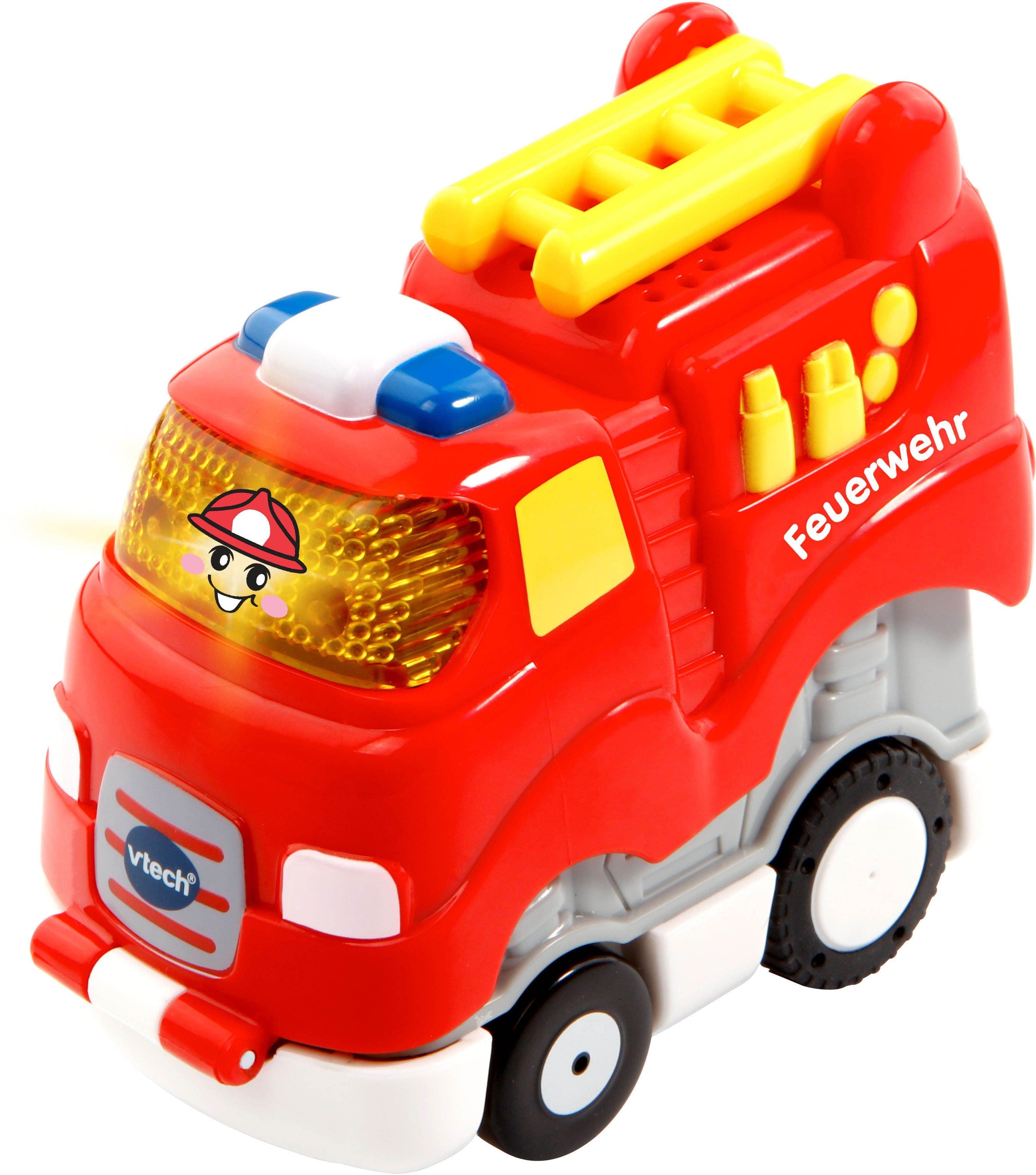 VTech Spielzeug-Auto Tut Tut Baby Flitzer Press & Go Feuerwehr Rot - Bild 2