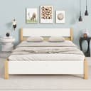 Flieks Massivholzbett Doppelbett Kiefer mit Lattenrost und Kopfteil Bild 2