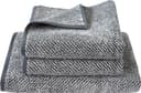 DYCKHOFF Handtuch Set Golden Shades Herringbone Grau 3-tlg. Walkfrottier Bild 2