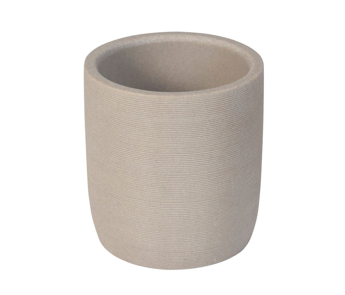 Sapho Zahnputzbecher RIKO Beige Polyresin