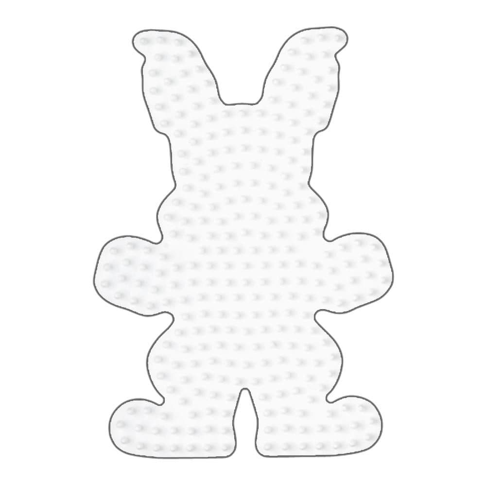 Hama Midi Bügelperlen Stiftplatte Hase Weiß