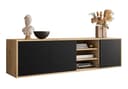 Lookway TV-Schrank SANAYI LOFT Artisan Eiche/Schwarz Bild 2