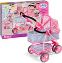 Baby Born Kombi-Puppenwagen Deluxe 2-in-1 Jogger Kinderwagen Bild 2