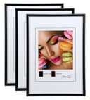 IDEAL TREND Bilderrahmen Set Schwarz Modern Blockprofil Bild 2