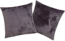 OTTO home Dekokissen Jil Kuschelfleece Anthrazit 2er Set Bild 2