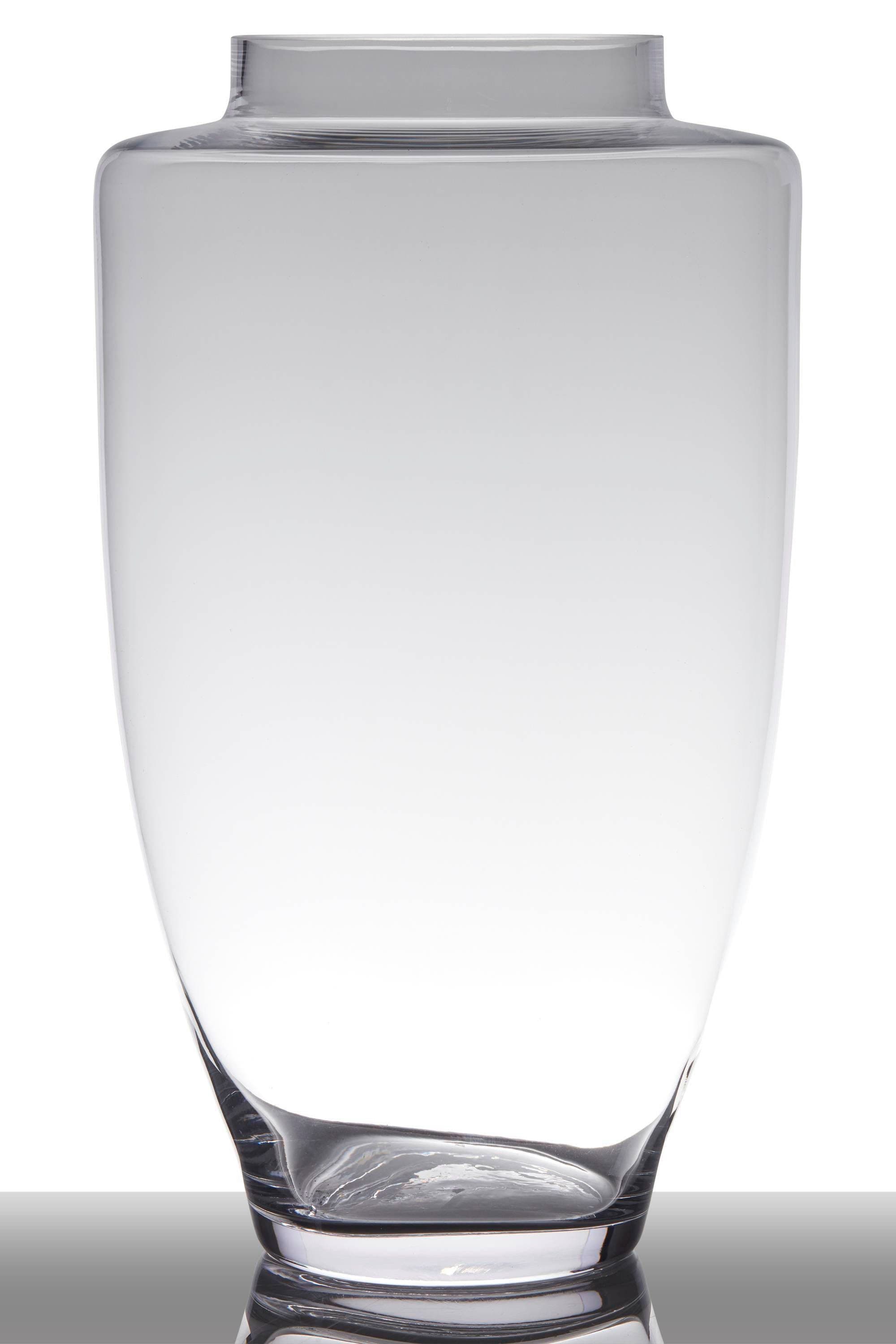 INNA-Glas Bodenvase Lacey Trichter Klar Glas