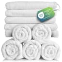 Slummer Seiftuch 10er Set 30x30 cm 100% Baumwolle Weiß Bild 2