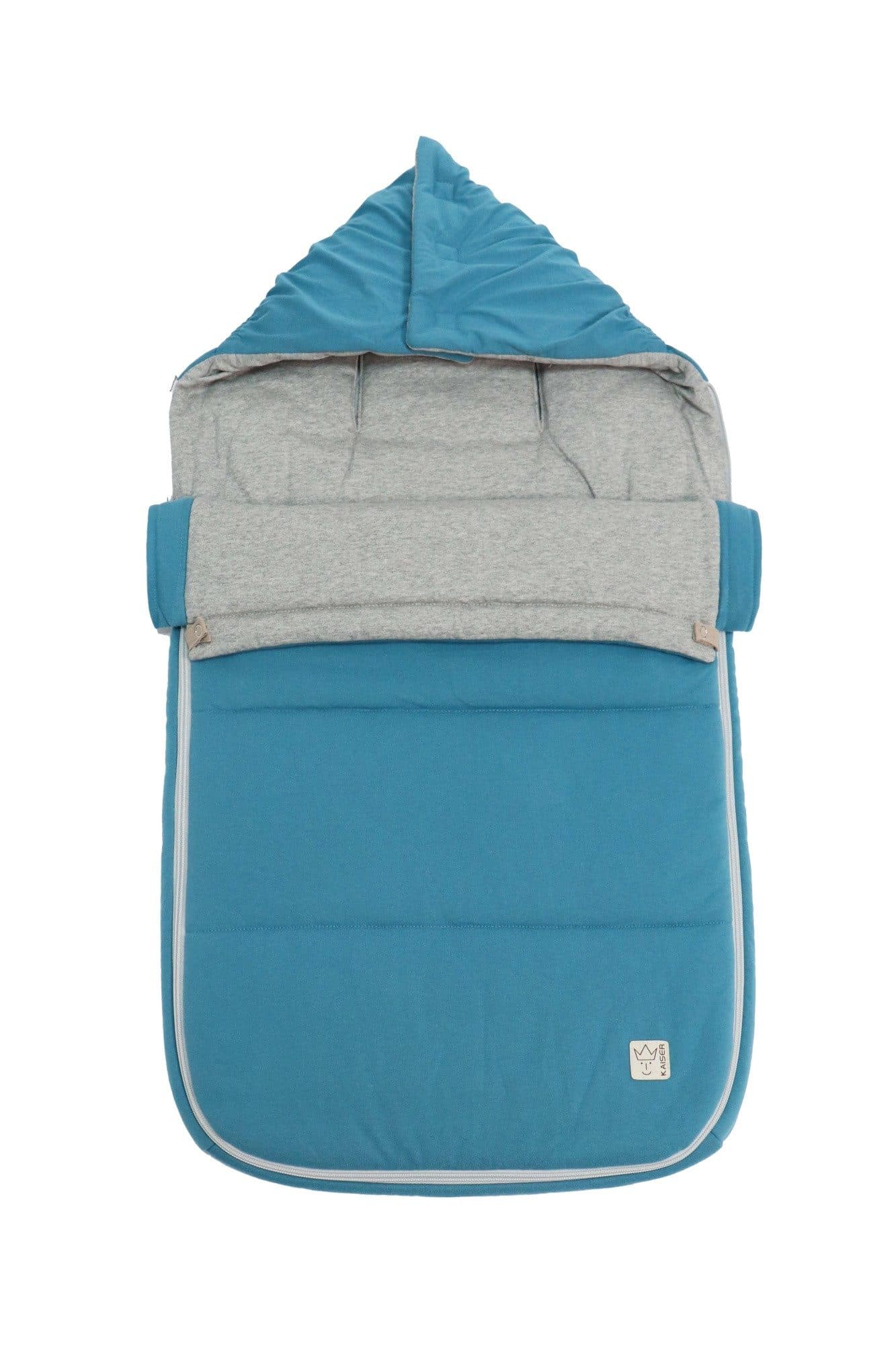 Kaiser Fußsack Tiffy Jersey Sommer Blau - 100% Baumwolle - Bild 2