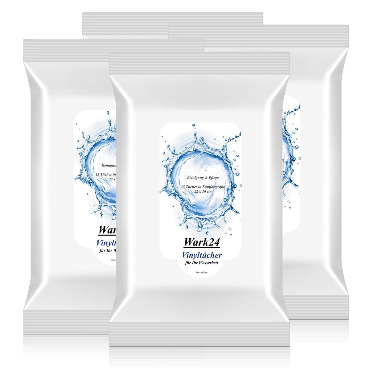 Wark24 Vinylreinigungstücher für Wasserbetten 15er Pack 4er Set - Bild 2