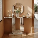 Celya Beistelltisch Silber-Optik Konsolentisch 120cm Bild 2