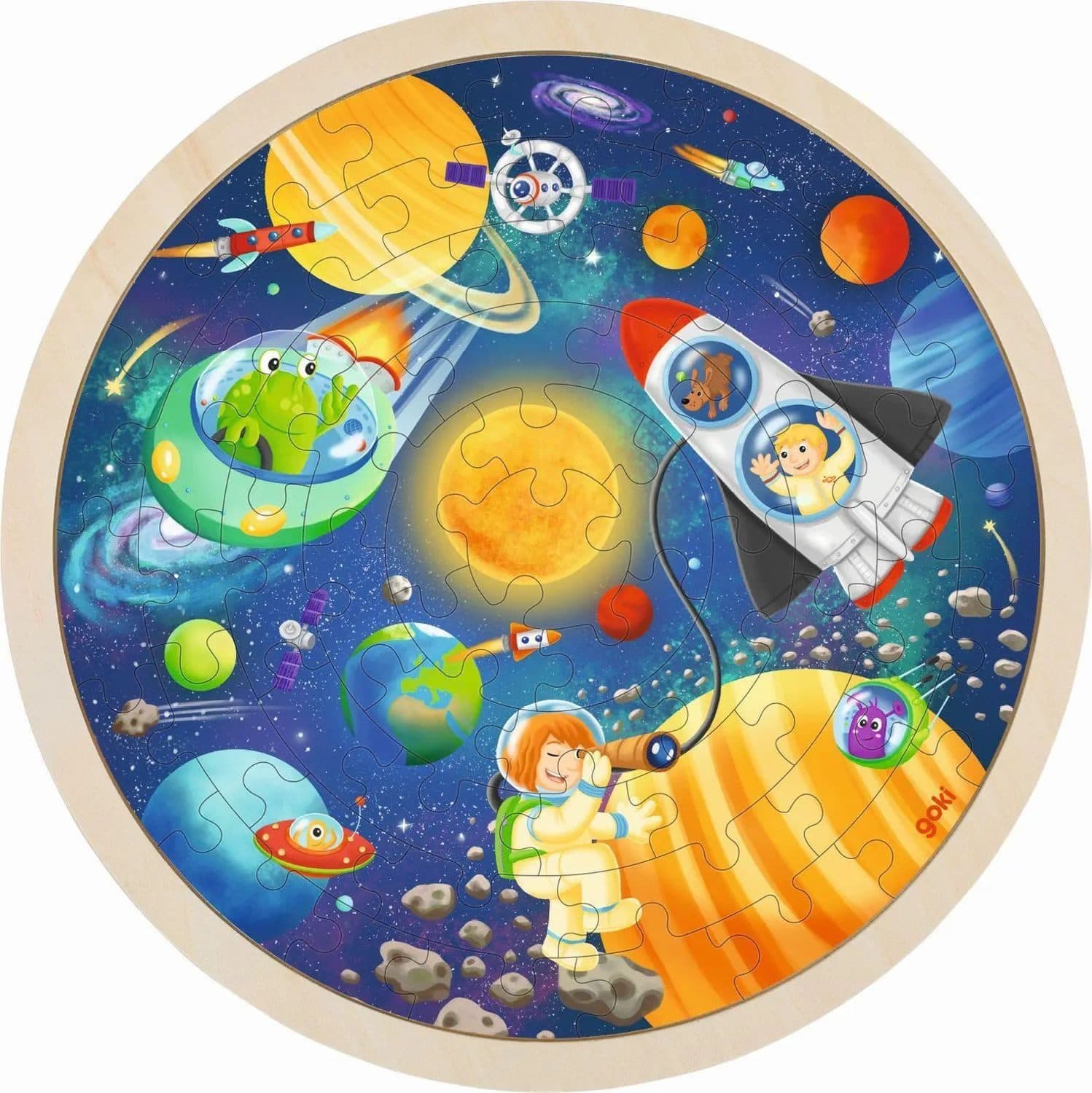 Gollnest & Kiesel Einlegepuzzle Weltall 57 Teile