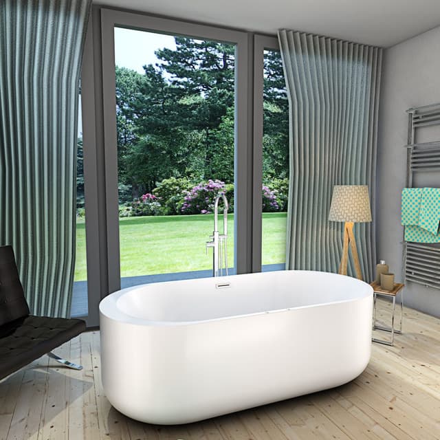 AcquaVapore Whirlpool-Badewanne freistehender Whirlpool Sanitäracryl