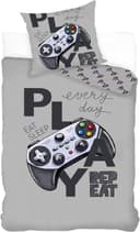 KK Shopping Gamer Bettwäsche Set 2-tlg. Grau Baumwolle Bild 2