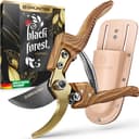 GRÜNTEK Gartenschere Premium Bypass 210 mm mit Echtleder-Holster Bild 2